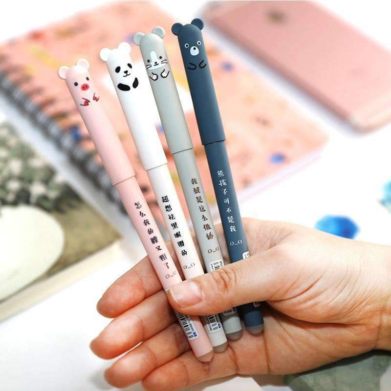 Colored Gel Pens Set Kawaii Blue Ballpoint Pen For Journal Cute