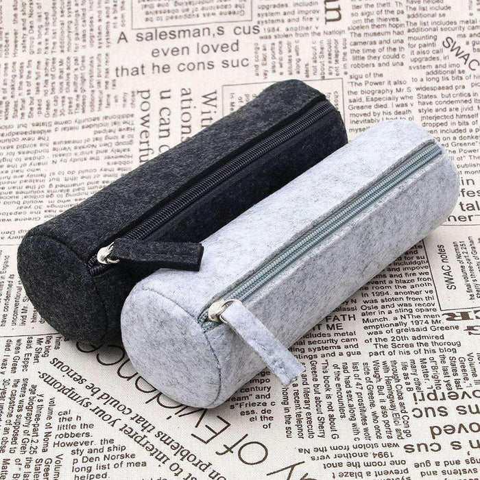 Mr. Pen- Pencil Case, Pencil Pouch, Grey, Pen Bag, Large Pencil