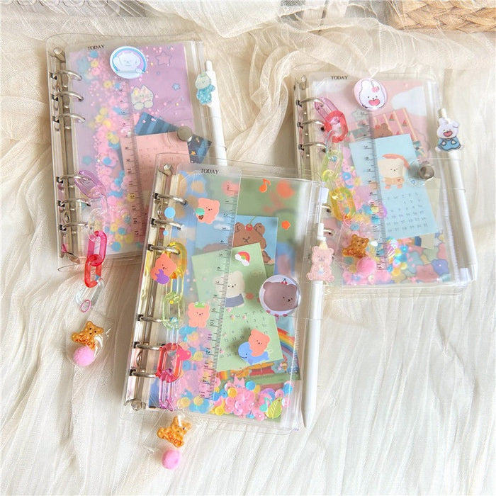 JIANWU 20 Sheets Cute Girl Journal Sticker Gift Box PET Kawaii Stationery  Scrapbooking Decoration Material Diary